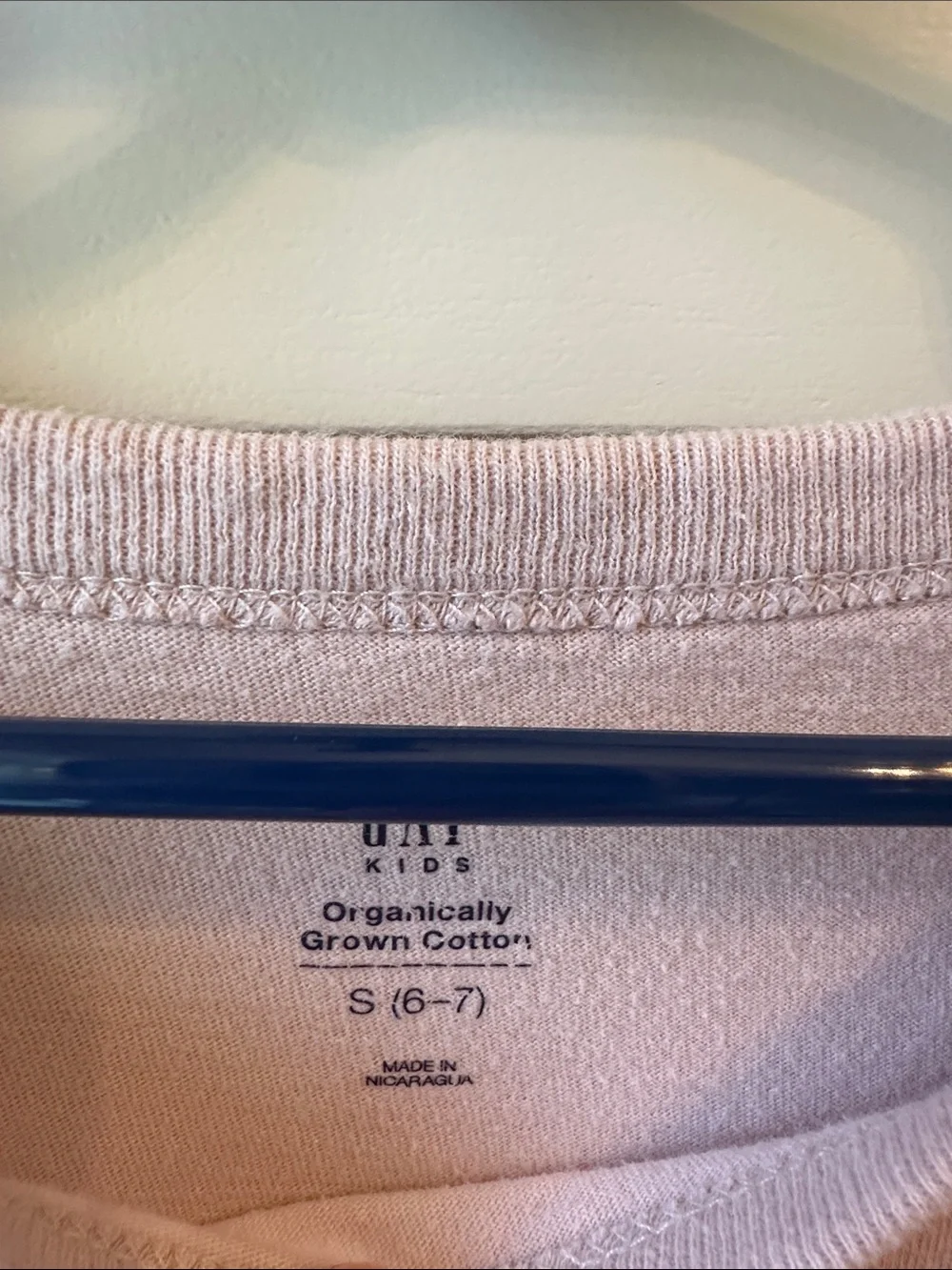 GAP Pale Pink Ballerina Graphic Crewneck tee size 6-7